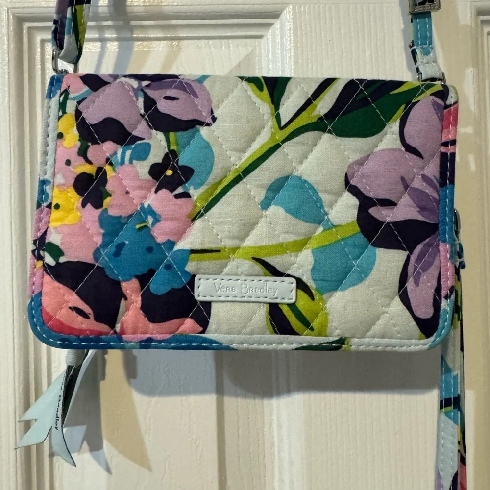 Floral Vera Bradley Crossbody/ Wallet - Picture 2 of 8